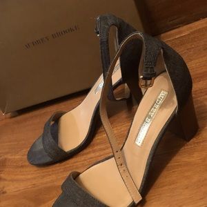 Audrey Brooke Denim Heels